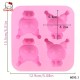 YY6093 Kuromi Bebek 4lü Set Silikon Kalıp